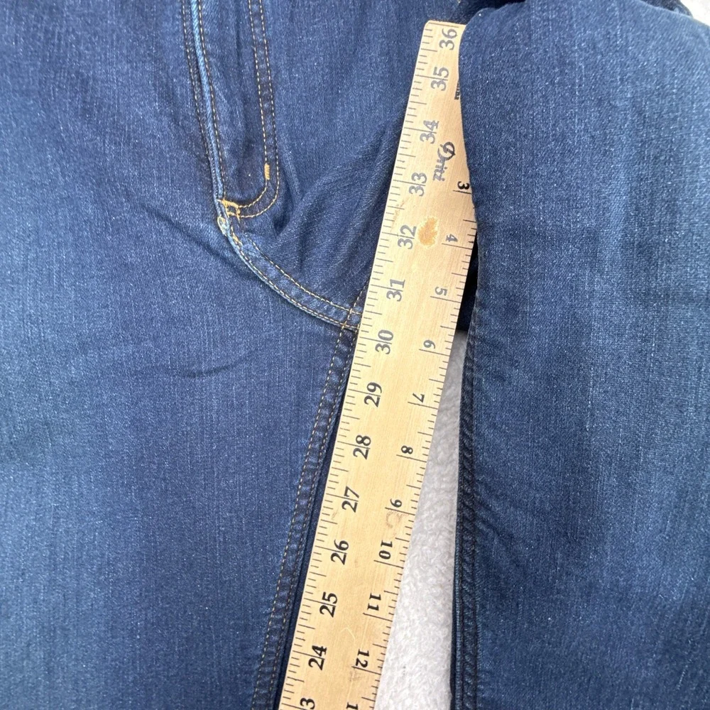 Carhartt Rugged Flex Relaxed Fit Fleece Lined Jeans Mens 38x30 BD4939-M‎ Blue